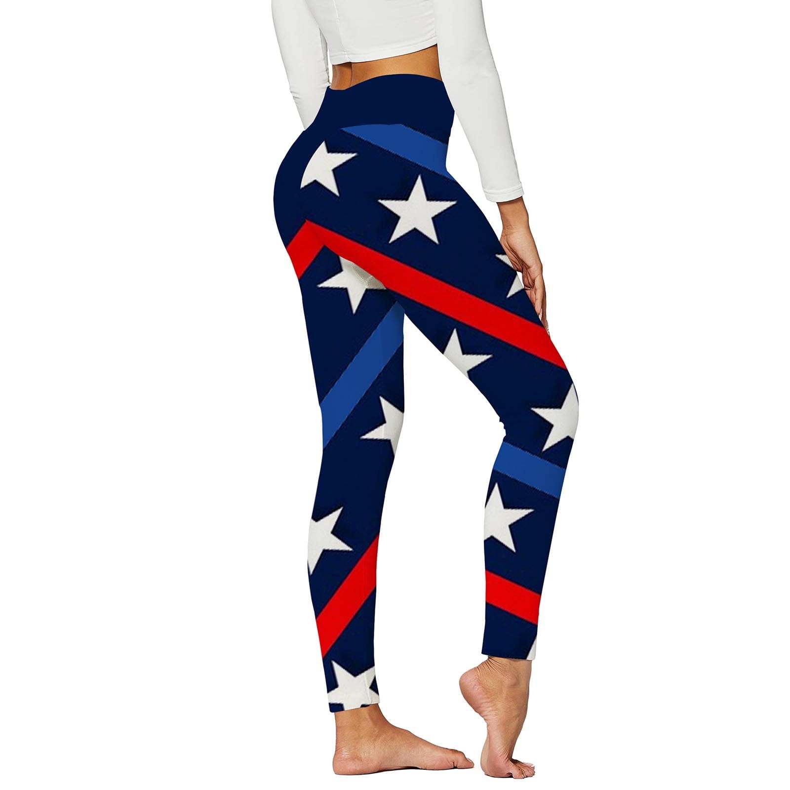 KINPLE 4th of July Leggings for Women Patriotic American Flag Buttery Soft  Waistband Athletic Yoga Pants Shapewear for Women - Walmart.com