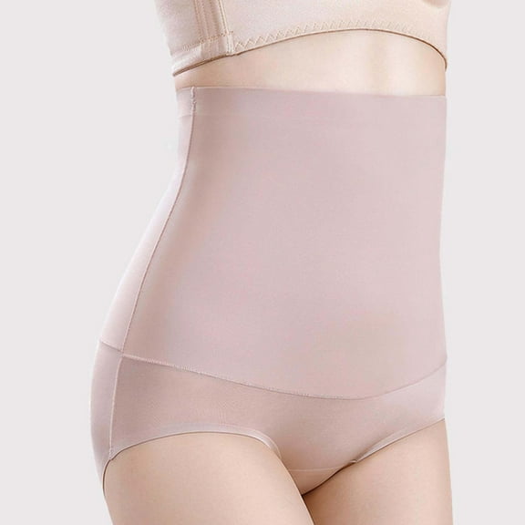 YWDJ Shaping Briefs for Women Breathable Lightweight High Waist No Show Fashion Breathable Soft Stretch Panties High Waisted Briefs Pink L