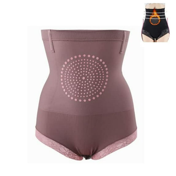 YWDJ Shaping Panties Underwear for Women Lace Lightweight High Waist No Show Thermal Tightening Briefs Restoration Shaper Burning Shaper Honeycomb Elastic High Waist Butt Lifte Hot Pink One Size