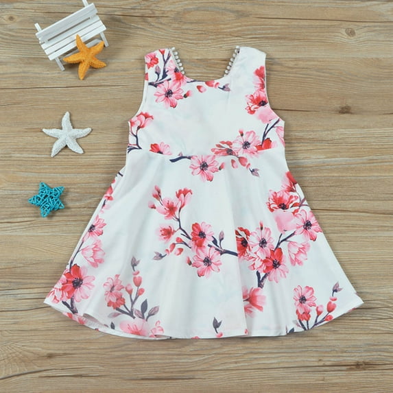 YWDJ Special Occasion Dresses Girls Young 6 Months To 4 Years Old Girls Dress Little Children Fringe Skirt Little Girl Skirt Princess Dress Pink 2Y