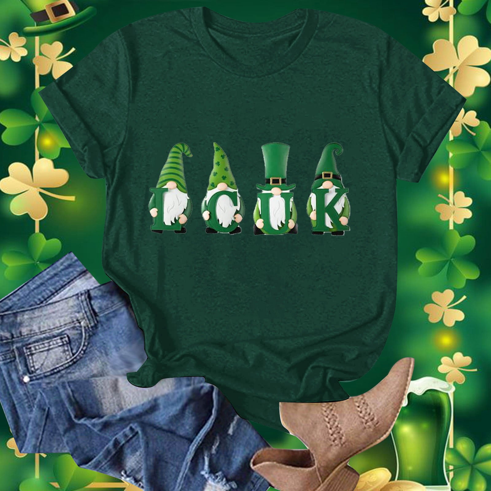 st patricks day crop top amazon