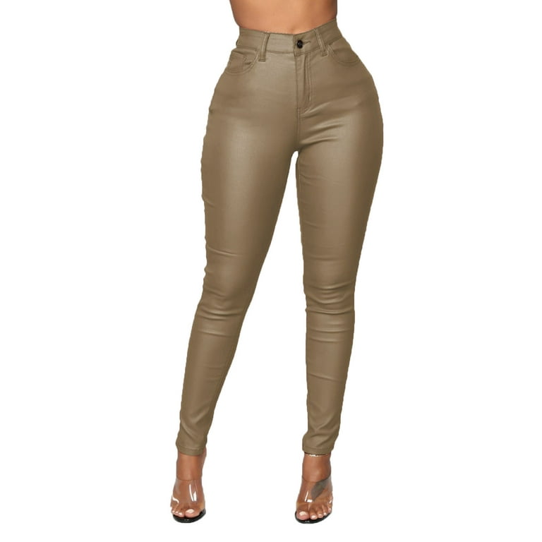YWDJ Jeggings for Women Capris With Pockets High Waist Casual