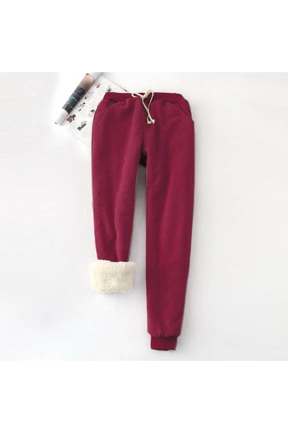 YWDJ Sweatpants Women 1 Wine XXL