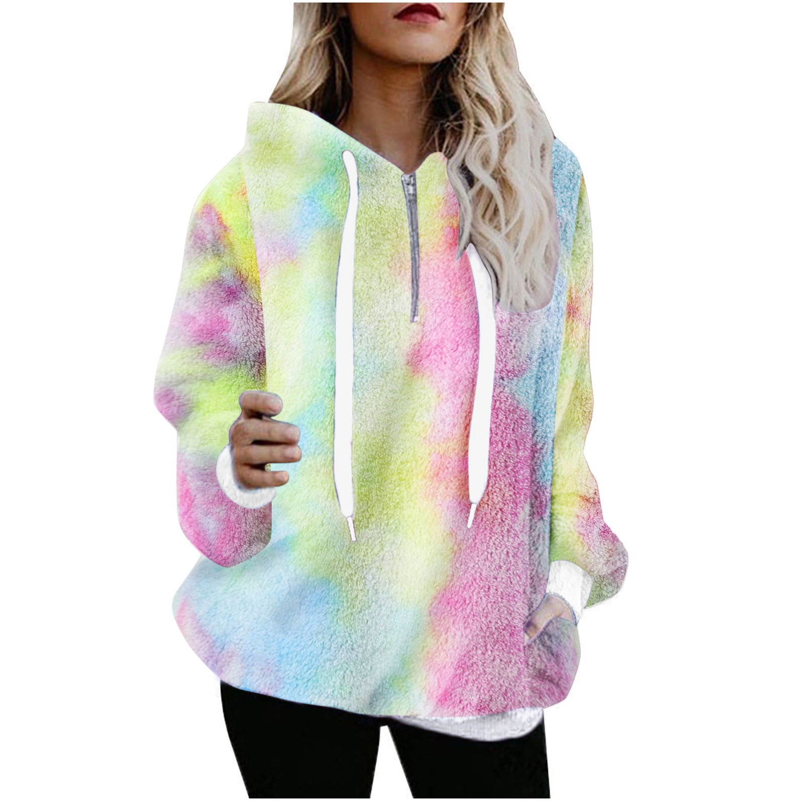 Ladies tie dye jumper sales