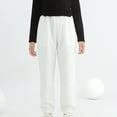 thumbnail image 1 of YWDJ Toddler Baby Boys Girls Candy Color Solid Color Leggings Casual Kids Sports Pants White 10T, 1 of 5