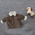 thumbnail image 1 of YWDJ Toddler Baby Boys Girls Thick Jacket Kids Fleece Lining Jacket Coat Outwear Suitable For 1-6 Years Old Brown 80, 1 of 6