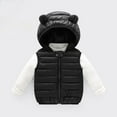 thumbnail image 1 of YWDJ Toddler Kids Baby Boys Girls Fashion Cute Solid Color Windproof Padded Clothes Jacket Hooded Coat Black 4T, 1 of 5