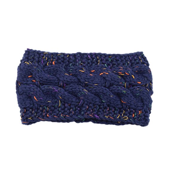 YWDJ Turban Headband for Women Winter Cross Ear Warmer Head Wraps Headbands Side Buttons For Use Face Covering K