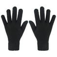 thumbnail image 1 of YWDJ Warm Gloves Wool Knitted Touchscreen Gloves Men and Women Winter Warm Gloves Black, 1 of 4