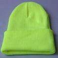 thumbnail image 1 of YWDJ Winter Hats Unisex Slouchy Knitting Beanie Hip Hop Cap Warm Winter Ski Hat Mint Green, 1 of 2