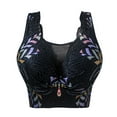 thumbnail image 1 of YWDJ Wireless Bras for Women Plus Size Full Coverage Pull on Push up Comfort Straps Support Lace Bralette Breathable Soft Bra for All Shapes Sagging Breasts Black 36, 1 of 7