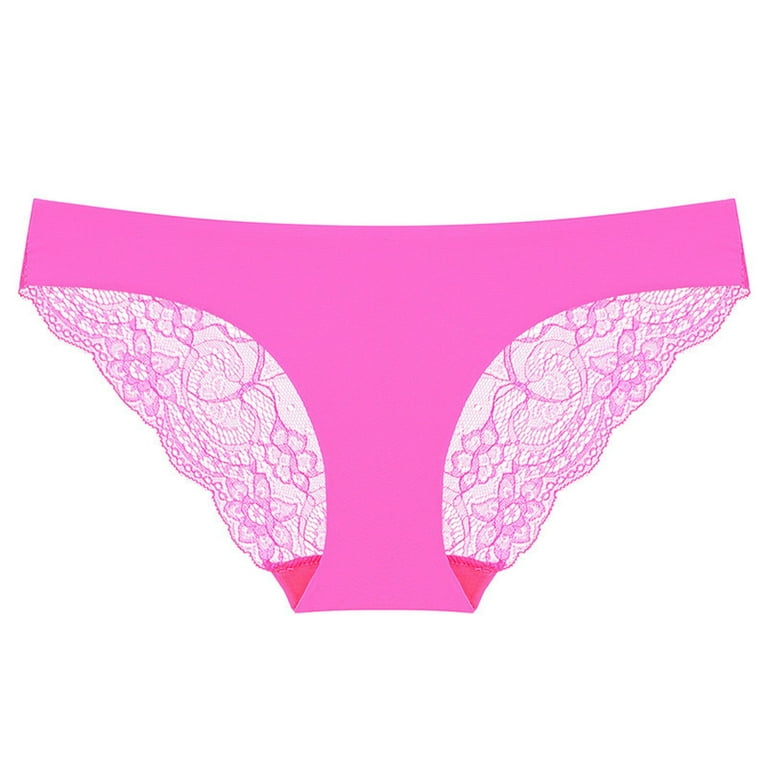 Sexy High Waisted Pink Lace Pink Lace Panties For Women Large Size,  Transparent, Comfortable Cotton Briefs From Yanzhexin, $18.8