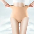 thumbnail image 1 of YWDJ Women's Shaping Briefs Underwear Breathable Lightweight High Waist No Show Abdomen High Waist and Hip Lift Comfortable Body Breathable Underwear Briefs Beige L, 1 of 4