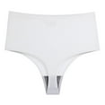thumbnail image 1 of YWDJ Womens Cheeky Panties No Show Plus Size Lightweight High Waist No Show Oversized and Ultra-high Underwear Underwear Underwear White L, 1 of 3