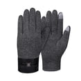 thumbnail image 1 of YWDJ Womens Gloves Outdoor Movement Windproof Men Plus Velvet Thicken Gloves Gray, 1 of 9