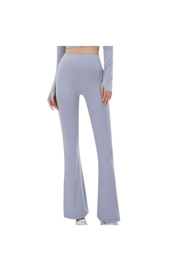 YWDJ Womens Leggings Workout Butt Lifting Gym Flare Seamless High Waist Sports Yogalicious Boot Cut Utility Dressy Everyday Soft Zi Fitness Four Sided Bouncing Seamless Black Leggings Light Blue XXL