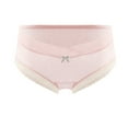 thumbnail image 1 of YWDJ Womens Maternity Briefs Underwear Breathable Lightweight No Show Fashion Breathable Soft Stretch Panties Pregnant Underwear With Belly Support Pink L, 1 of 2