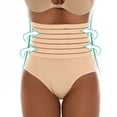 thumbnail image 1 of YWDJ Womens Shaping Briefs Underwear Lightweight High Waist No Show Ladies Body Shaper Abdominal Lifter Hip Shaper High Waist Stretch Slimming Body Corset Underpants Briefs Beige M, 1 of 8