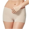 thumbnail image 1 of YWDJ Womens Shaping Briefs Underwear Plus Size Breathable Lightweight No Show Hip Lift Comfortable Body Breathable Underwear Nice Peach Buttocks Belly-up Briefs Beige XL, 1 of 8