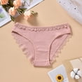 thumbnail image 1 of YWDJ Womens Underwear Thongs Cute Breathable Lace Lightweight No Show Sexy Seamless Underwear Breathable Lace Underwear Pink L, 1 of 6