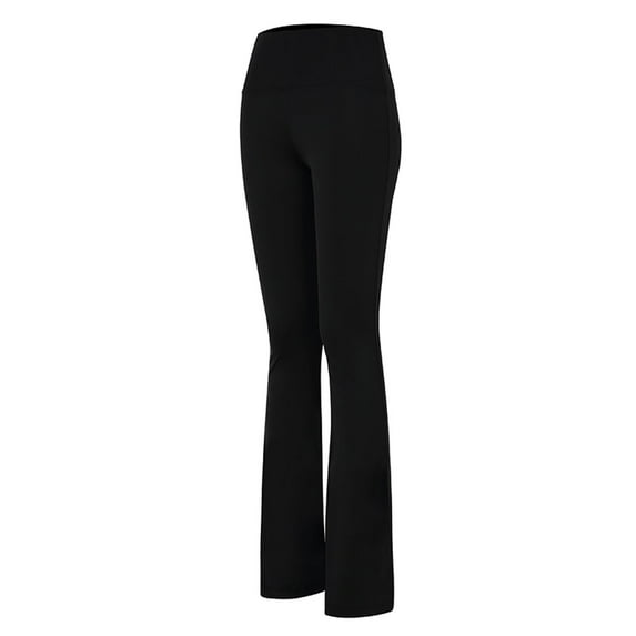 YWDJ Yoga Pants Flare Petite Length Women Trousers High Elastic High Waist Flared Pants Thin Yoga Pants Physical Fitness Pants Black XL