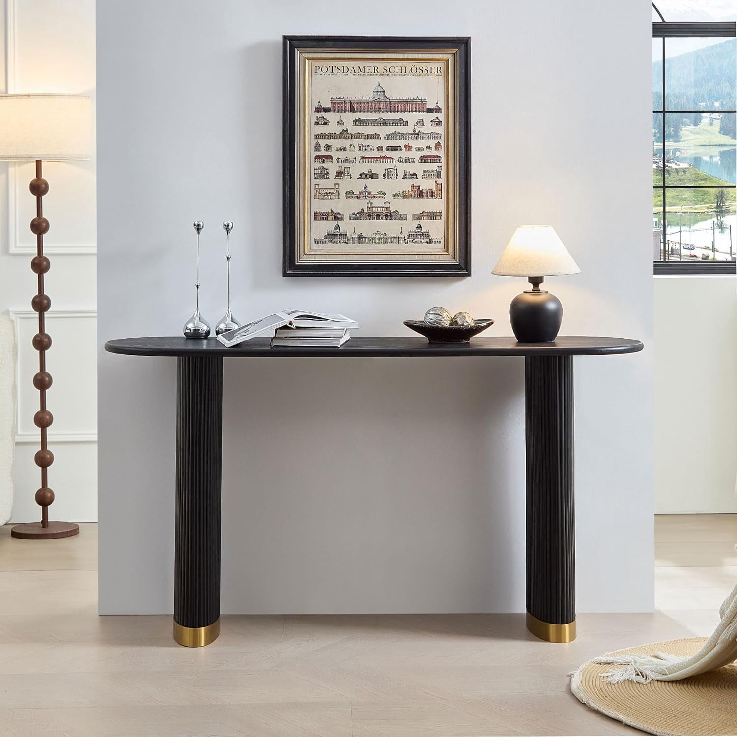 YWEN Modern Entryway Console Table, 59.1