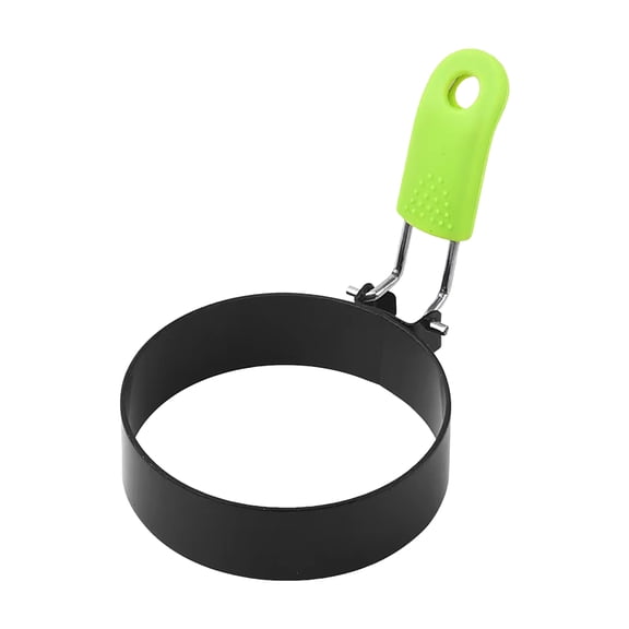 YWIYIUD 1/4PCS Round Egg Pancake Maker Mould,Non Stick Circle Mould, Kitchen Cooking Tool, Stainless Steel Breakfast Maker Accessories & Egg Separator Kitchen Cooking Tool 2.9inch