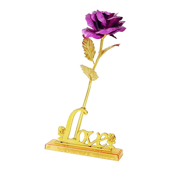 YWIYIUD 1PC Colorful Rose Flower Gift, 12inch Mother's Day Birthday Gifts for Women, Mother's Day Wedding Anniversary Flowers Gifts for Mom from Daughter Son, Artificial Flower Gift Home Table Decor