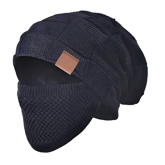 YWIYIUD 1PC Hat for Men and Women Winter Warm Hats Knit Thick Cap with Face Neck Cover, Winter Thick Cap Lightweight Warm Ear, Neck Cover for Outdoor Sports