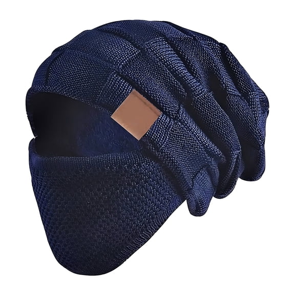 YWIYIUD 1PC Hat for Men and Women Winter Warm Hats Knit Thick Cap with Face Neck Cover, Winter Thick Cap Lightweight Warm Ear, Neck Cover for Outdoor Sports