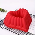 thumbnail image 1 of YWIYIUD 1PC Heart Shaped Cake Pans, 9 Inch Heart Cake Moulds, Silicone Moulds Cake Pan for Cheesecake Chocolate Cake Baking Kitchen Accessories for Valentine'S Day Wedding Party 3D Cake Pan Moulds, 1 of 5