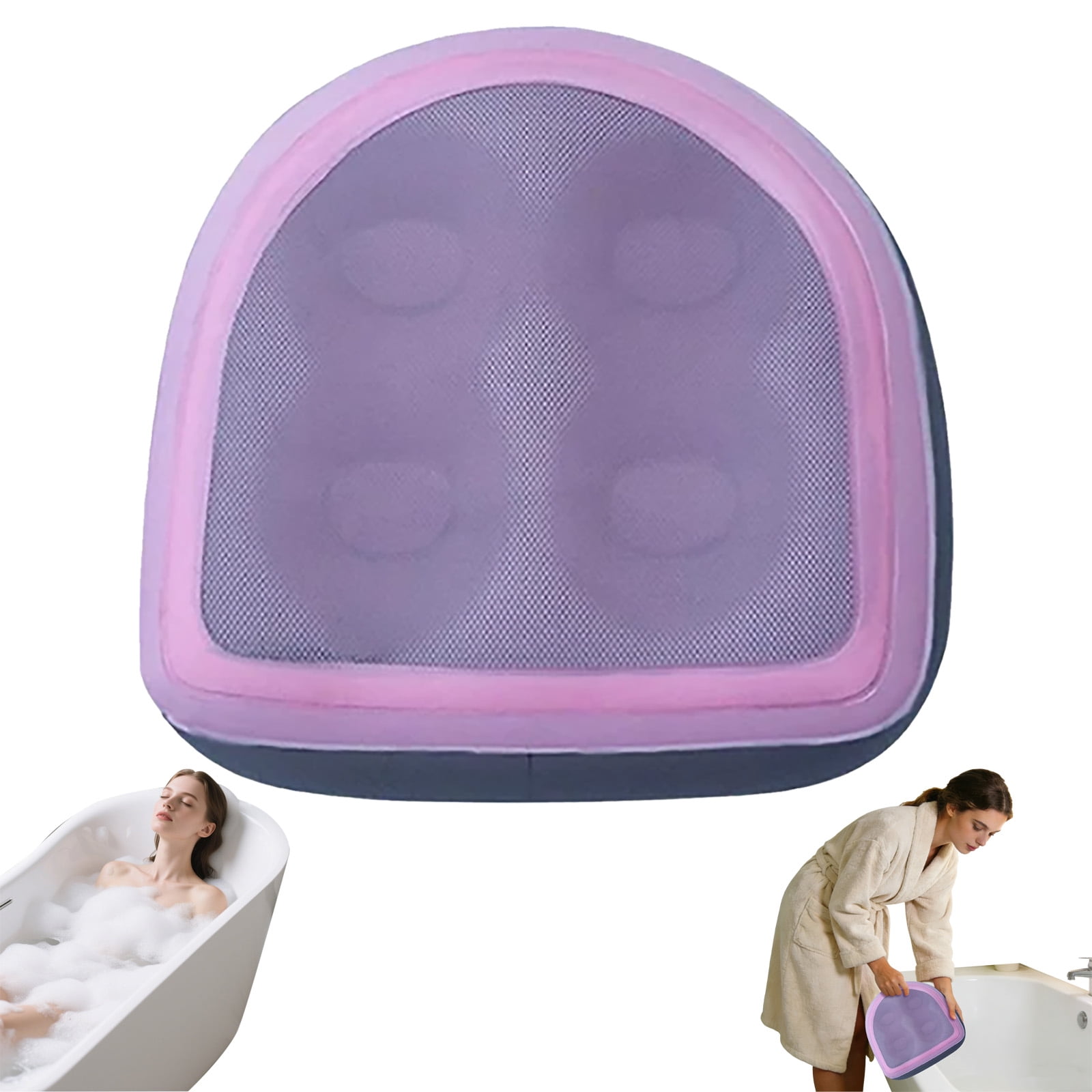 YWIYIUD 1PC Hot Tub Seats NonSlip MassageSpa Cushion Hot Tub Accessories with Suction Cup and Mesh,Inflatable and WaterFilled DualPurpose Hot Tub Booster Seat Comfortable Soft Hot Tub Cushion