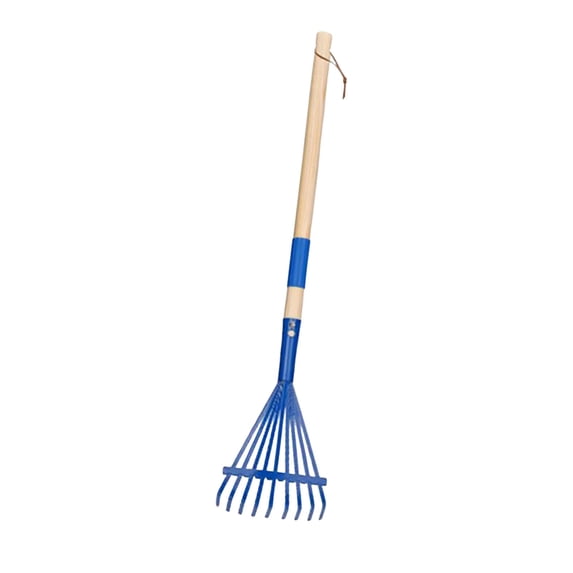 YWIYIUD 1PC Rakes with Hardwood Handle, Plastic Rake for Leaves, 27inch Garden Tool Set for Cleaning Activities, Wood Handle Rake Farming Home Garden Tool Accessories for Shrub Flower Beds Yard