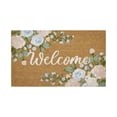thumbnail image 1 of YWIYIUD 1PC Spring Welcome Front Door Mat, 20x32inch Indoor Outdoor Welcome Design Mats for Entryway, Porch, Durable Coconut Fiber Mat, Home Decorations, 1 of 7