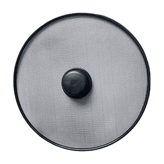 YWIYIUD 1PC Stainless Steel Mesh Splatter Guard Pan Lid Splatter Screen Cover with Knob Handle, Coating Grease Guard Frying Pan Cover for Cooking 10/11/13 Inch