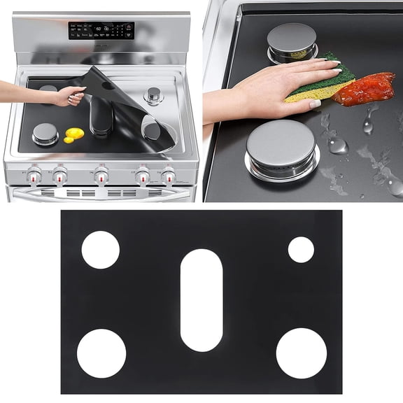 YWIYIUD 1PC Stove Cover, Stove Covers Reusable Range Protectors for Range, Reusable Stove Burner Covers, Non-Stick Stove Liner, Washable Stove Guard Protectors 24X14inch