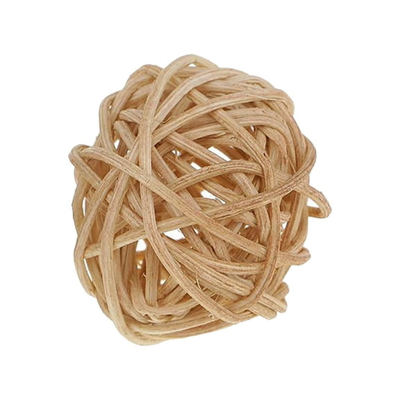 YWIYIUD 1Pack Wicker RattanBalls Natural RattanBalls 1.2inch Rattan DecorativeBalls Vase Fillers for Wedding Party Centerpiece Bowls Home Decoration