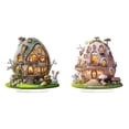 thumbnail image 1 of YWIYIUD 2PCS Easter Decorations Easter Rabbit Tabletop Ornament,Spring Fashion Decorative Sculpture Figurine 2D Acrylic for Home Kitchen Easter Party,Birthday Gifts for Women, 1 of 5