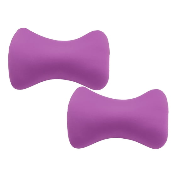 YWIYIUD 2PCS Microbead Neck Pillow Headrest Soft Comfortable MemoryFoam Automotive Neck Pillow Cushion 15inch BoneShaped Headrest Sleeping Pillow for Home Sofa Bed Travel Car