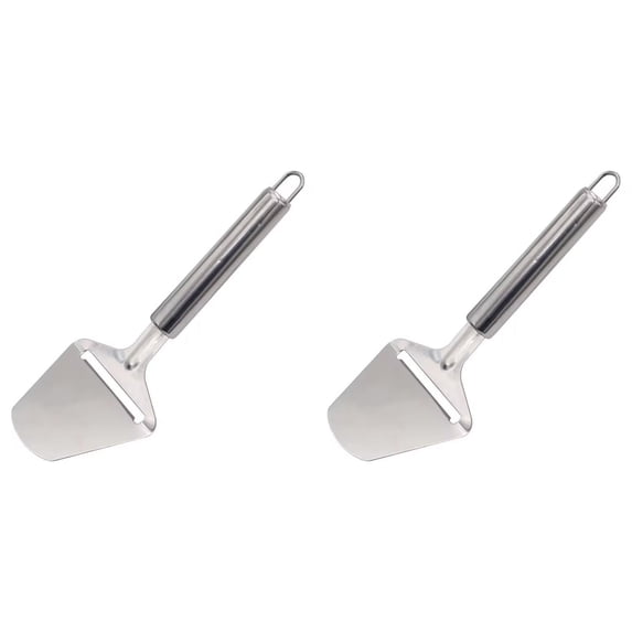 YWIYIUD 2PCS Stainless Steel Cheese Slicer for Block Cheese, Cheese Cutter & Handheld Shaver, Handheld Cheese Slicers Cutter, Kitchen Cooking Tool 8.7inch