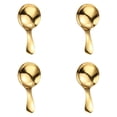 thumbnail image 1 of YWIYIUD 4INCH Stainless Steel Mini Spoons for Desserts, Small Cute Spoons, Stainless Steel Mini Spoons for Sugar Condiments Coffee Tea Dessert 4PCS, 1 of 1