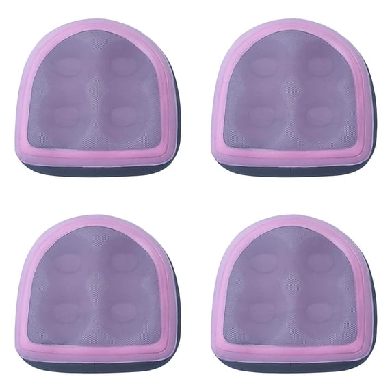YWIYIUD 4PCS Hot Tub Seats NonSlip MassageSpa Cushion Hot Tub Accessories with Suction Cup and Mesh,Inflatable and WaterFilled DualPurpose Hot Tub Booster Seat Comfortable Soft Hot Tub Cushion