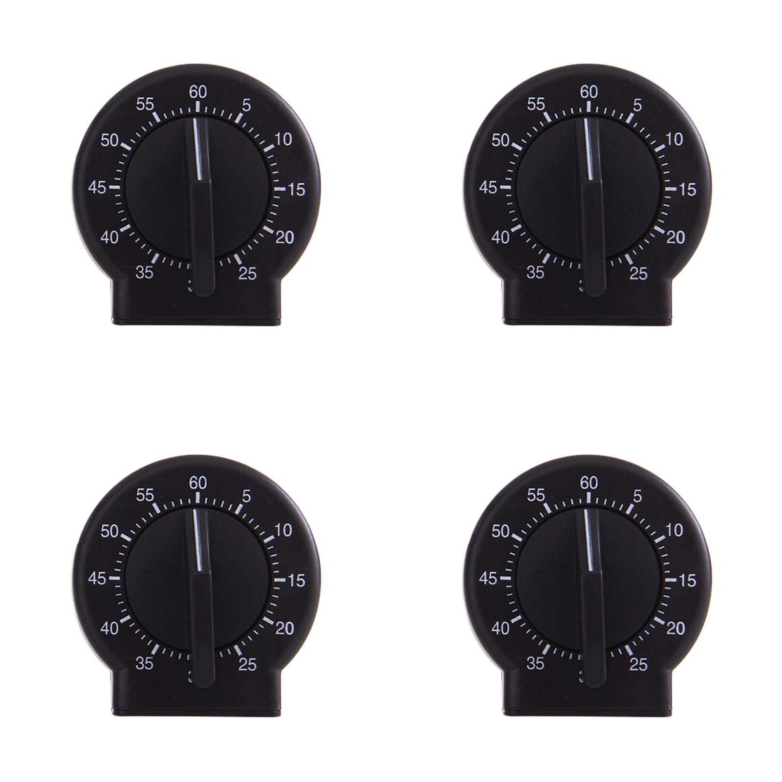 YWIYIUD 4PCS Kitchen Timers for Cooking, 60 Minute Wind Up Round ...