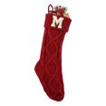 thumbnail image 1 of YWIYIUD Christmas Stockings with Initials, 18 Inches Large Embroidered Stocking Hanging Stockings for Family Holiday Christmas Decoration, Xmas Holiday Party Gifts & Decoration, 1 of 4