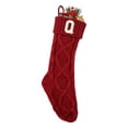 thumbnail image 1 of YWIYIUD Christmas Stockings with Initials, 18 Inches Large Embroidered Stocking Hanging Stockings for Family Holiday Christmas Decoration, Xmas Holiday Party Gifts & Decoration, 1 of 4