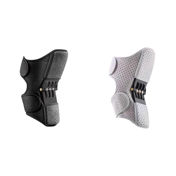 YWIYIUD Knee Assistive Device, Knee Protection Booster, KneeBooster Brace Joint Support Spring Stabilizer, Adjustable Spring KneeBrace for Reduces Pressure on the Joint 2PACK