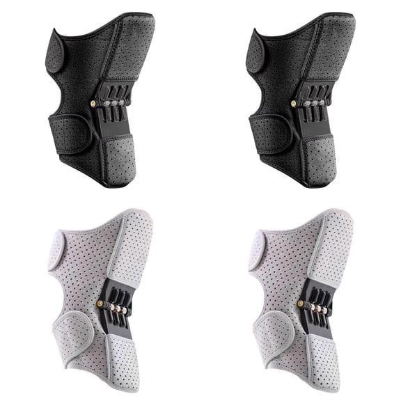 YWIYIUD Knee Assistive Device, Knee Protection Booster, KneeBooster Brace Joint Support Spring Stabilizer, Adjustable Spring KneeBrace for Reduces Pressure on the Joint 4PACK