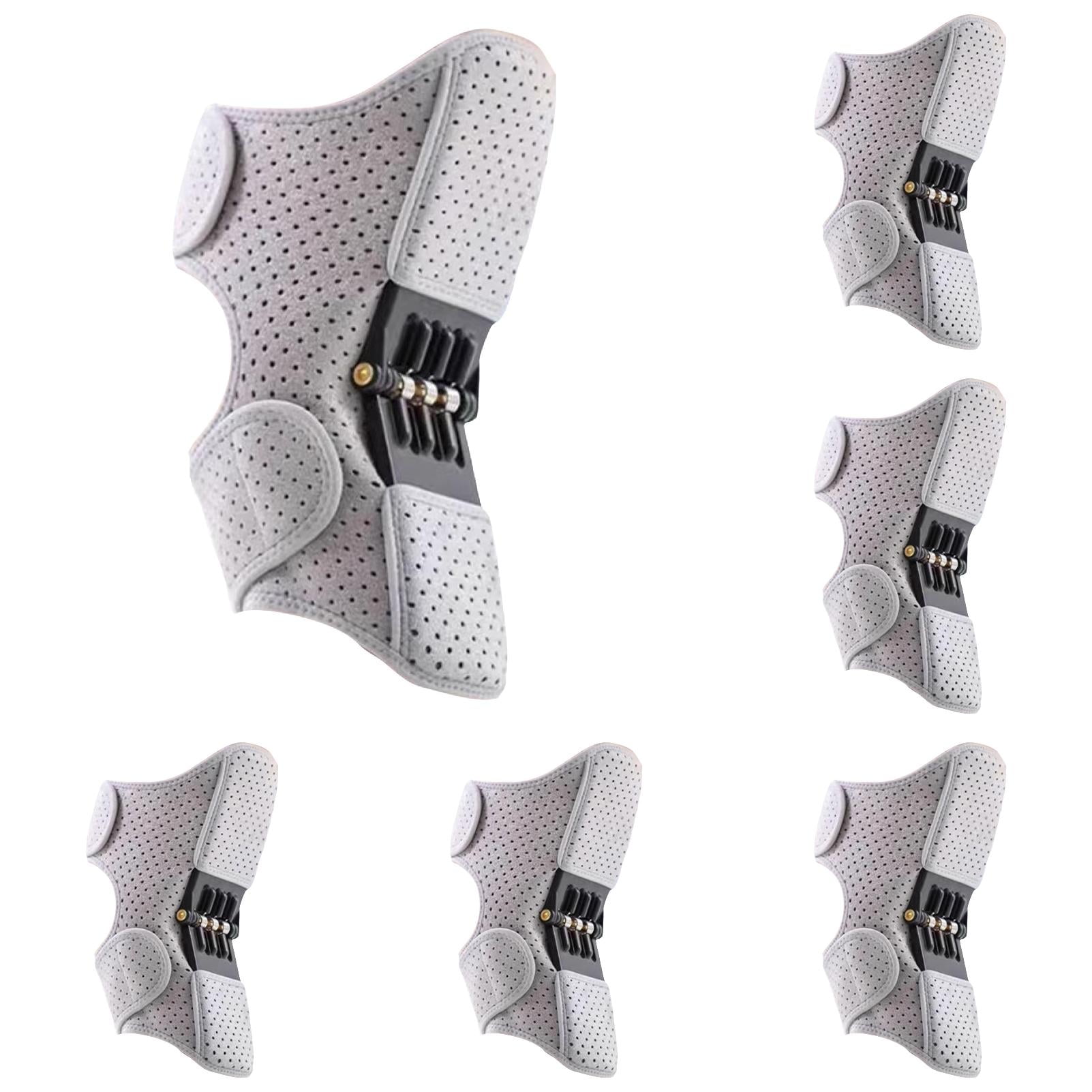 YWIYIUD Knee Assistive Device, Knee Protection Booster, KneeBooster Brace Joint Support Spring Stabilizer, Adjustable Spring KneeBrace for Reduces Pressure on the Joint 6PACK