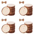 thumbnail image 1 of YWIYIUD Wood Slices 40 Pcs 1.2-1.6 Inches Craft Unfinished Wood Kit Wooden Rounds, Wood Circles with Hole, Wood Slices for Crafts for DIY Projects Home Decoration, 1 of 1