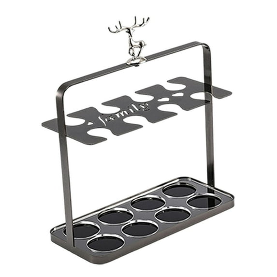 YWJLQH Glass Display Rack Holder Portable Space Saving Reusable grids